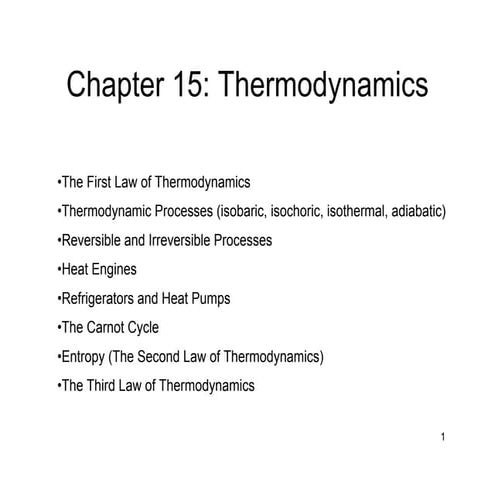 Thermodynamics