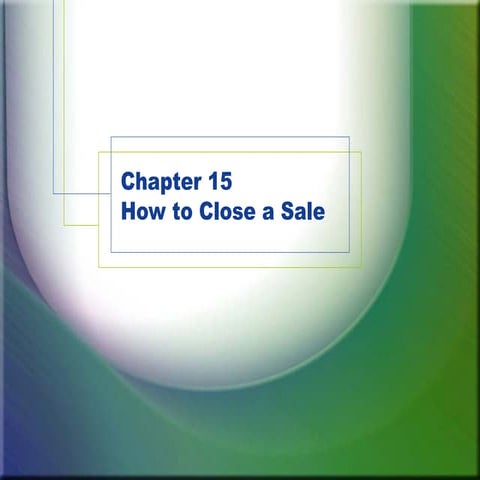 Chapter 15 | PPT | Sales | Business