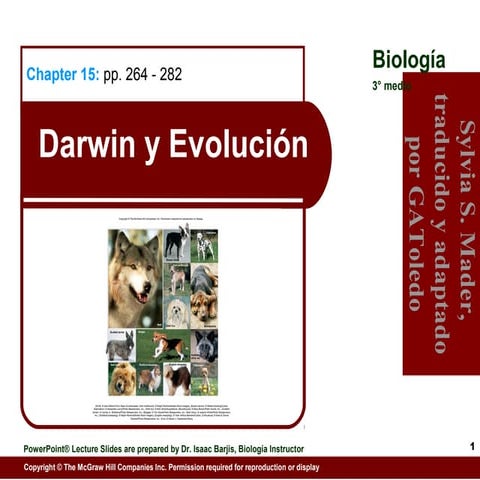 Evolución Biológica: Darwin