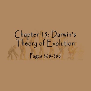 Chapter15 evolution(darwin)