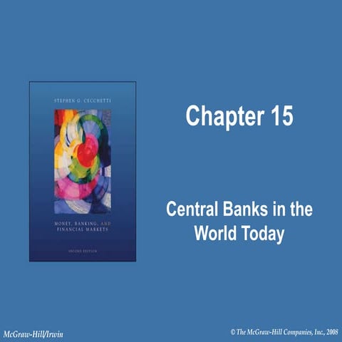 Introduction to central banks in the world today is different from the ...