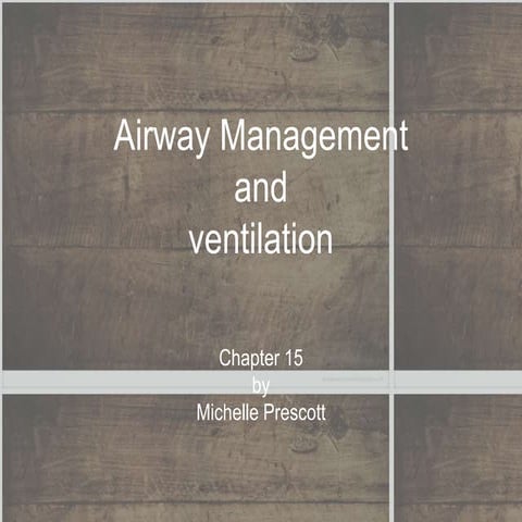Michelle Prescott Airway Lecture