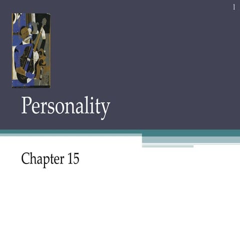 Chapter 15 ap psych- Personality