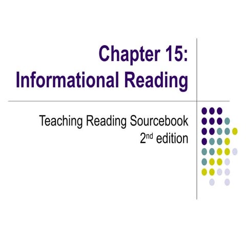 Chapter 15 Informational