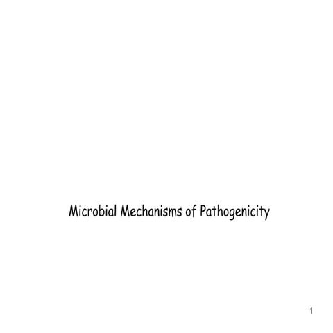 Chapter 15 microbial pathogenicity