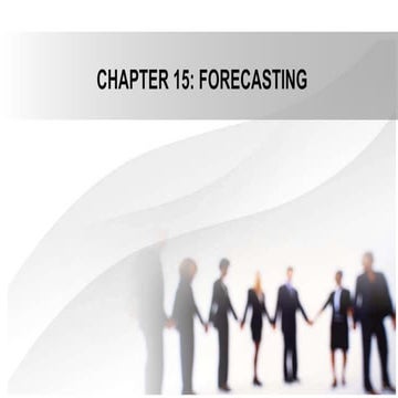 Chapter15 Forecasting