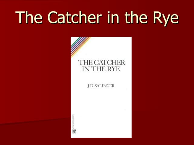 Catcher In The Rye Chapter 17