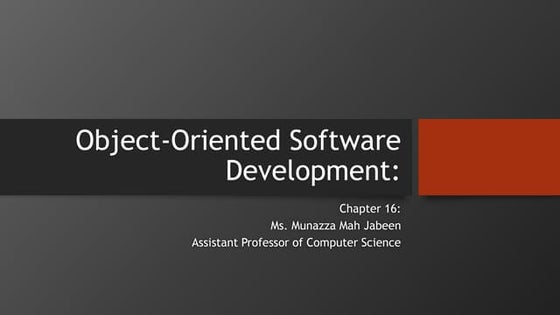 Model Based Software Architectures | PPT