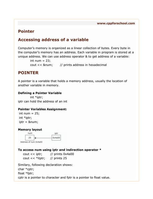 Chapter16 pointer