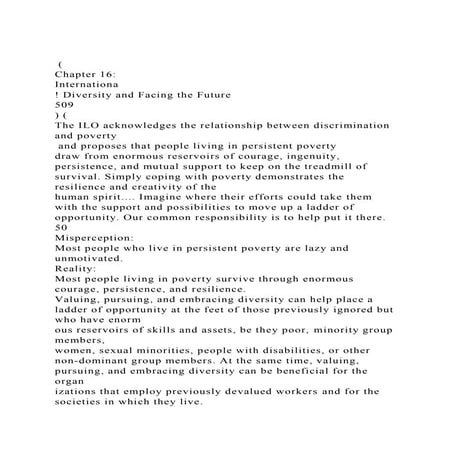  (Chapter 16 Internationa! Diversity and Facing the Future .docx
