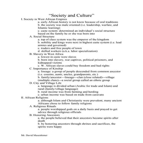 Chapter 16 section 4 outline