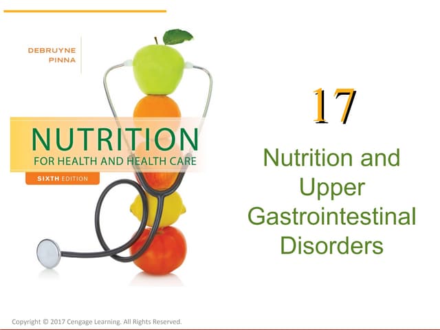 Chapter 17 Nutrition and Upper Gastrointestinal Disorders 