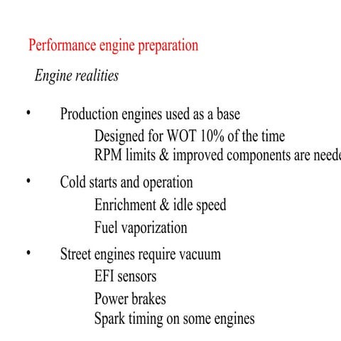 Comprehensive Guide to Performance Engine Preparation and Optimization ...