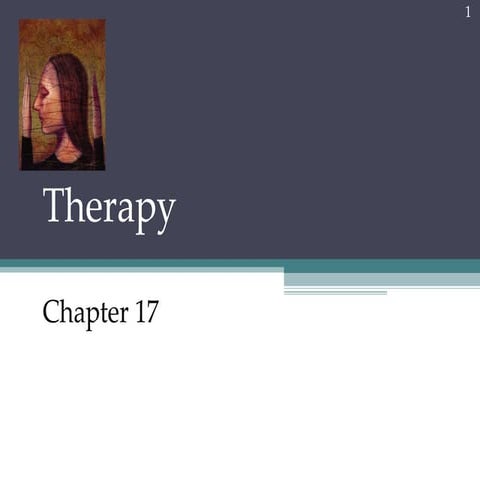 Chapter 17 ap psych- Therapy