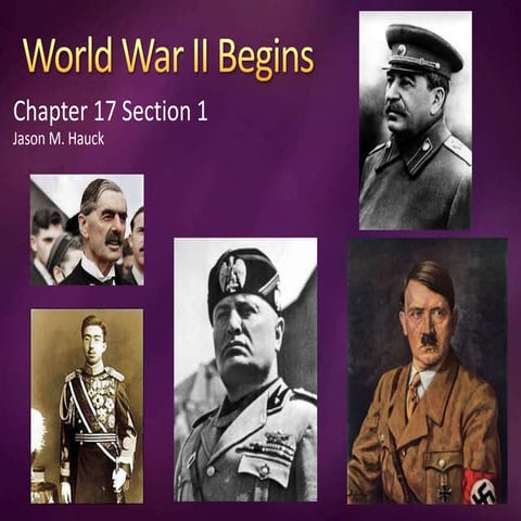 Chapter 17 section 1 power point