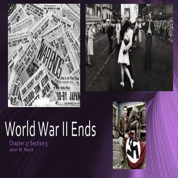 Chapter 17 section 5 power point