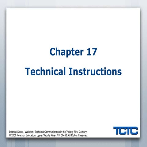 Chapter 17 Technical Instructions.ppt