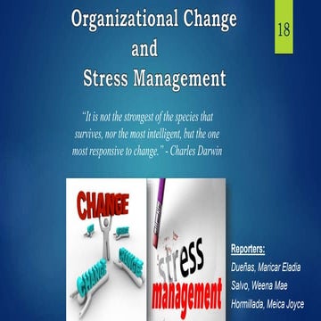 Chapter 18 Organizational Behavior 15ed. 