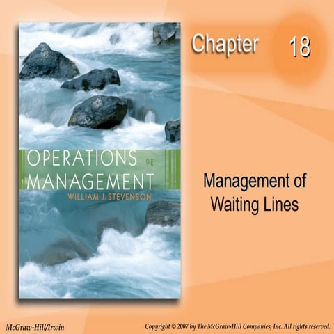 Management of Waiting Lines & Implication
