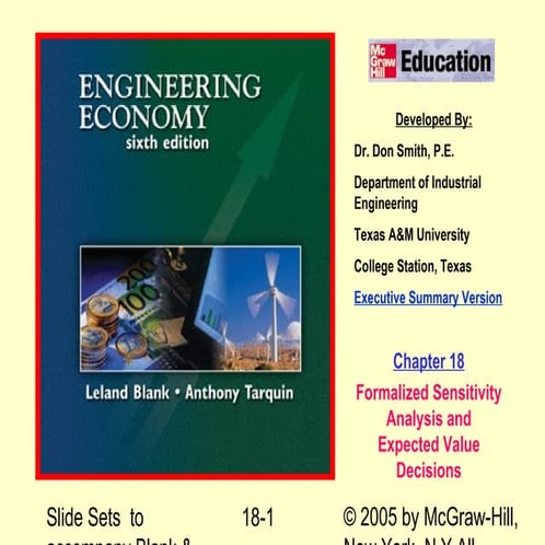 Chapter 18   sensitivity analysis