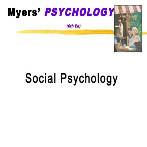 social psychology