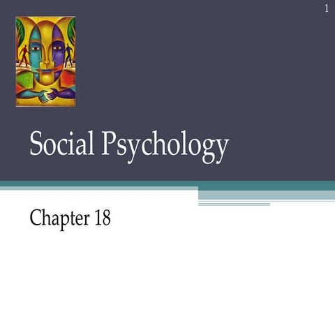 Chapter 18 ap psych- Social Psych