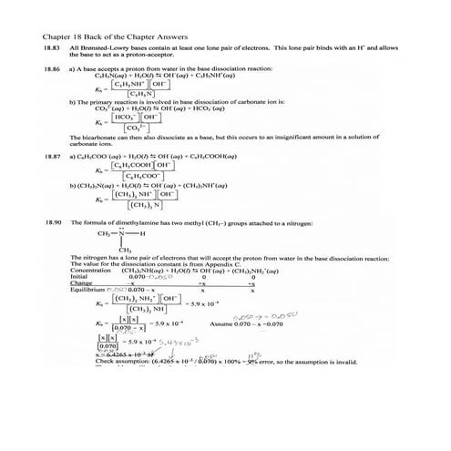 Chapter 18 back of the chapter answers