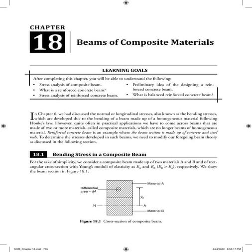Chapter 18(beams of composite materials)