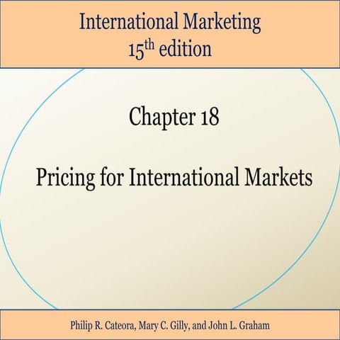 Chapter 18 pricing_international_marketing_15th