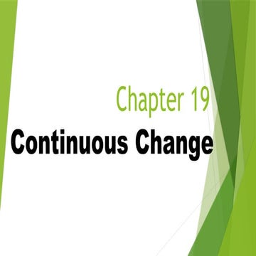 Continuous Change in Organizations: Dynamic Strategy and Built-to ...
