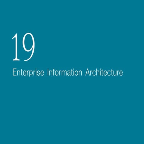 Information Architecture, Chapter19