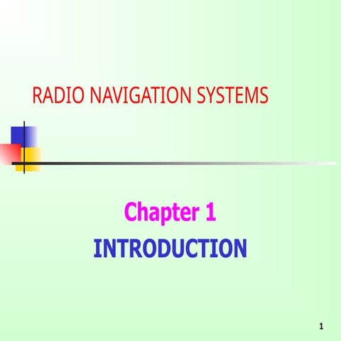 chapter 1A_111450 radio navigation system .ppt