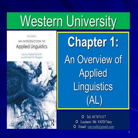 Chapter 1_An Overview of Applied Linguistics.ppt