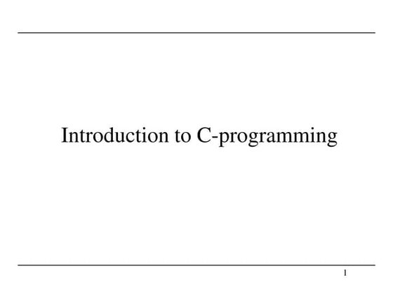Notes of c programming 1st unit BCA I SEM | PDF