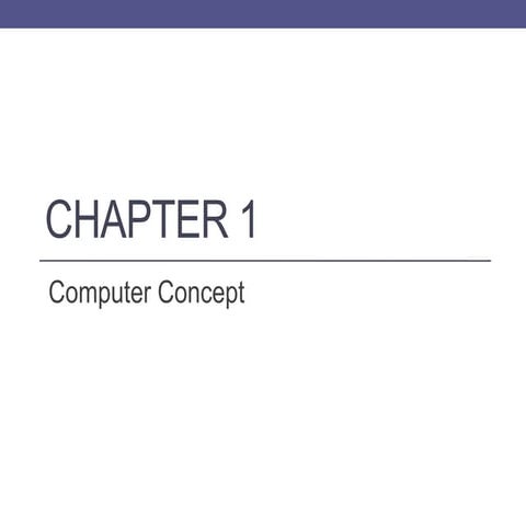 Chapter 1 computers | PPT