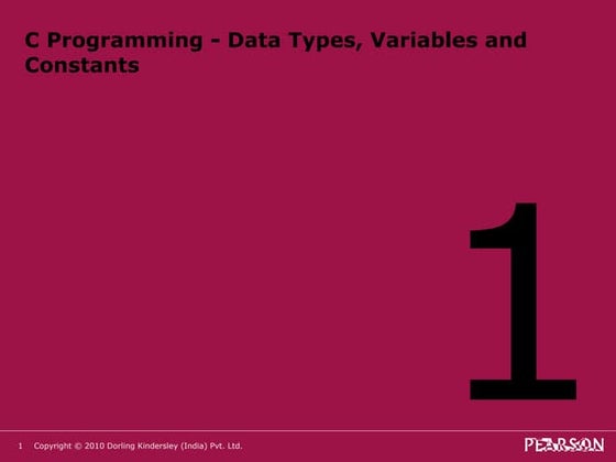 Datatypes in c | PPT