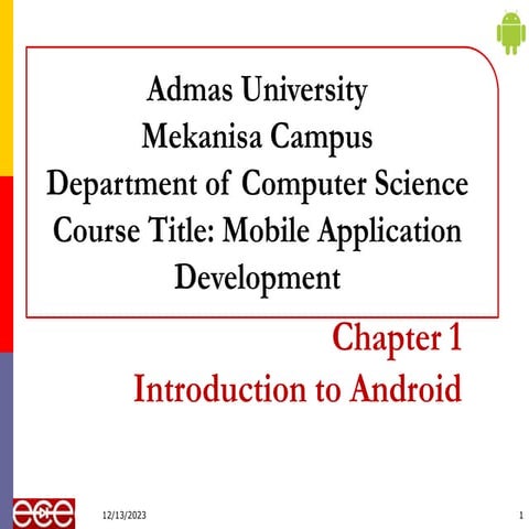 Mobile Application Development | PPT