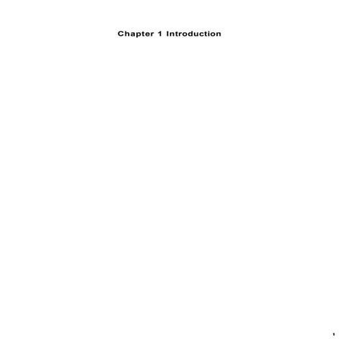 Chapter 1 introduction