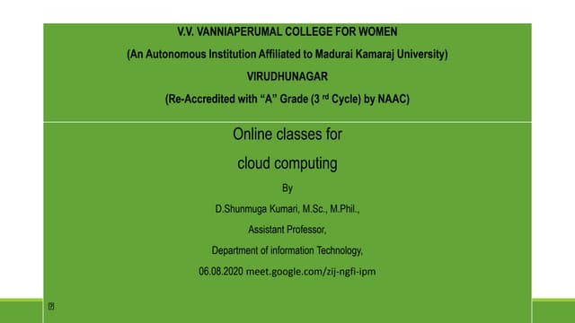  Cloud Computing Introduction