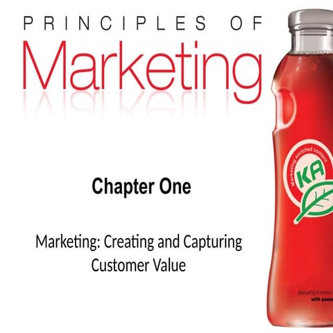 Principles of Marketing, Core concepts of Marketing, Marketing Management Phi...