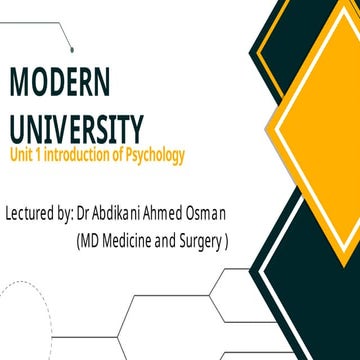 Chapter 1 Introduction Of Psychology Pptx