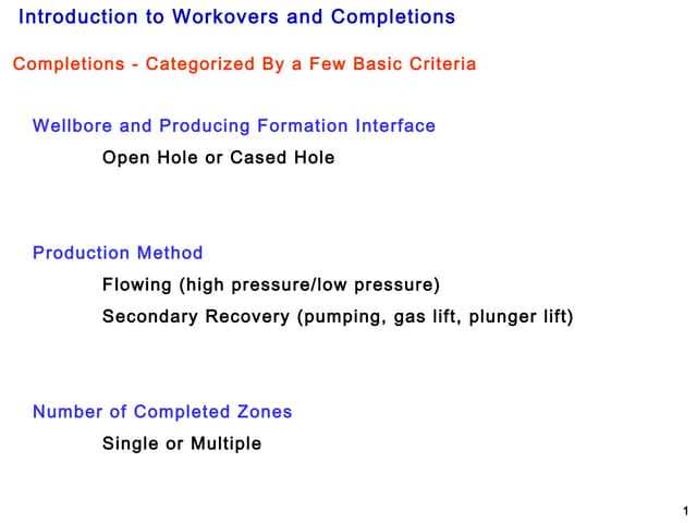 introduction to completions and workovers (2)