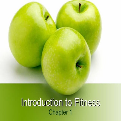 Chapter 1 Intro to Fitness