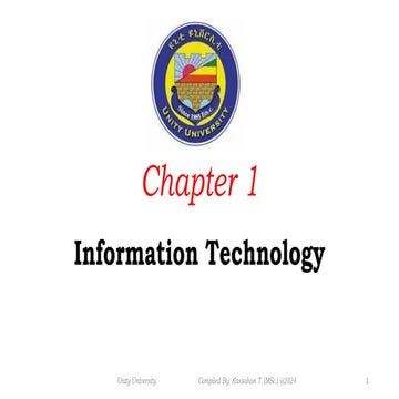 Comprehensive Introduction to Information Technology and Computer ...