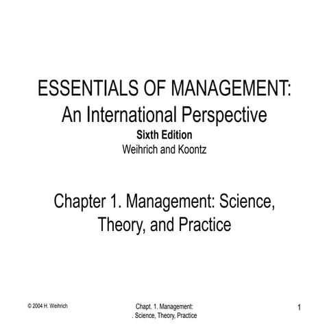 Chapter1 Management Ppt