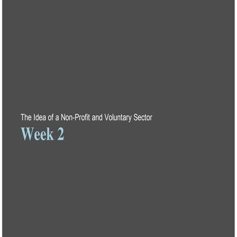 Chapter 1 on being non profit power point 1-1