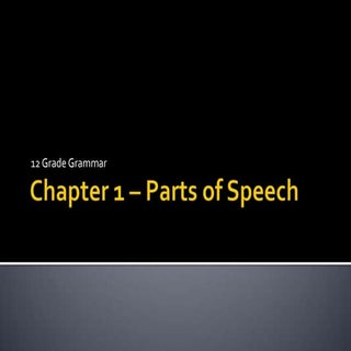 Parts of Speech