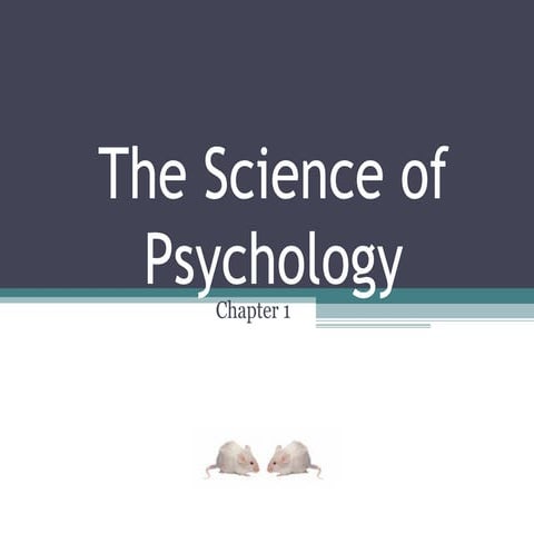 Chapter1pps what is psychology , perspectives