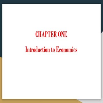 Chapter 1 - basic concepts about macroeconomics for BBA | PPT
