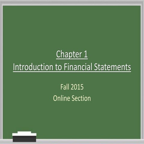 Understanding financial statements | PPTX